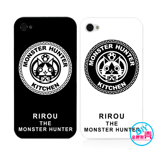 适用于怪物猎人iphone6/12/plus壳手机7plus游戏壳随从猫/艾露猫X
