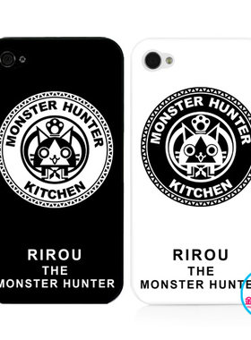 适用于怪物猎人iphone6/12/plus壳手机7plus游戏壳随从猫/艾露猫X