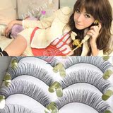 五皇冠 台湾直送 明星款Lena藤井莉娜眼尾加长浓密假睫毛748 1对