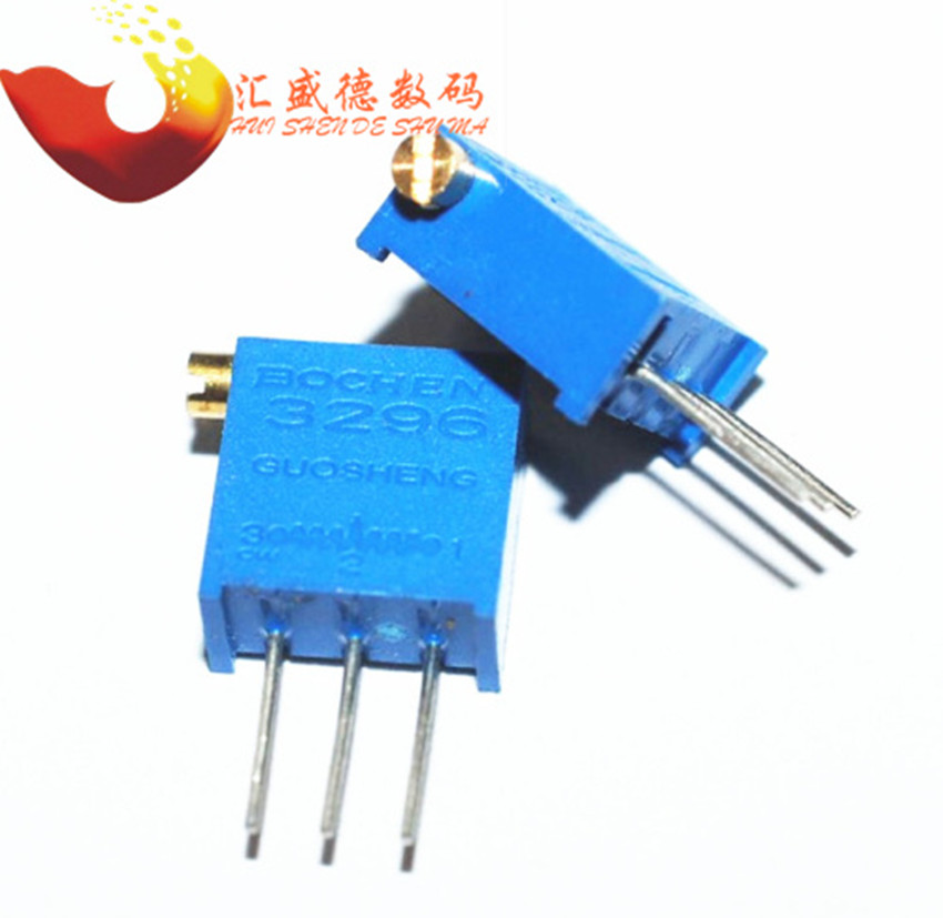 【和彬】侧调 3296x-503 50K精密多圈/可调电位器(10个)