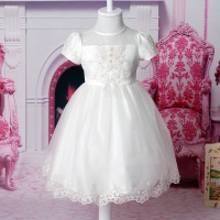 Váy hoa cô gái đám cưới của phụ nữ lớn pettiskirt trẻ em váy váy công chúa váy đầm lưới mùa hè - Váy trẻ em vest bé trai model hàn quốc