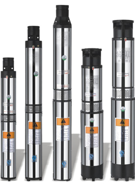 青蛙水泵150QJ25-7-7.5KW不锈钢深井泵多级潜水泵家井用抽水泵