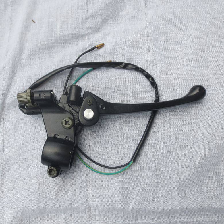 越野摩托车配件 大牛倒三轮沙滩车前刹车双刹把 鼓刹拉线手把刹把