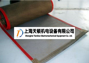 耐高温特氟龙网带铁氟龙输送带烘烤箱uv固化炉烘干线传送带4x4mm