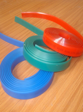 丝网印刷刮刀耐溶剂胶刮刮胶胶皮4000*25*5MM 平口 尖口 CBII