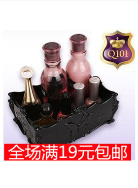 欧式复古安娜蝴蝶雕化妆品盒收纳盒首饰盒 安娜风格小号