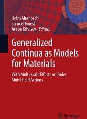 【预订】Generalized Continua as Models for M...