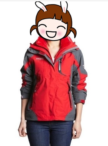 正品Northland诺诗兰女款三穿保暖冲锋衣带内胆菲墨GS112513