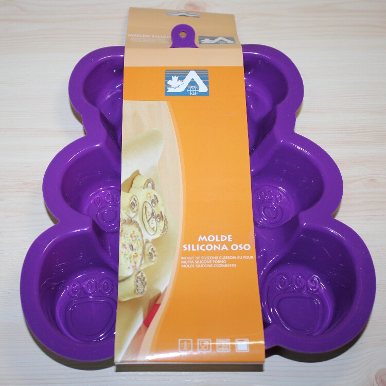 促销!欧洲西班牙正品泰迪小熊蛋糕模 硅胶烘焙模具