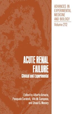 【预订】Acute Renal Failure: Clinical and Ex...