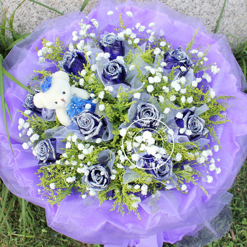 11枝蓝色妖姬花束质量怎么样 11枝蓝色妖姬花束口碑怎么样 小麦优选