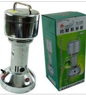 屹立牌100g二两中药粉碎机/药材粉碎机/打粉机磨粉机买就送