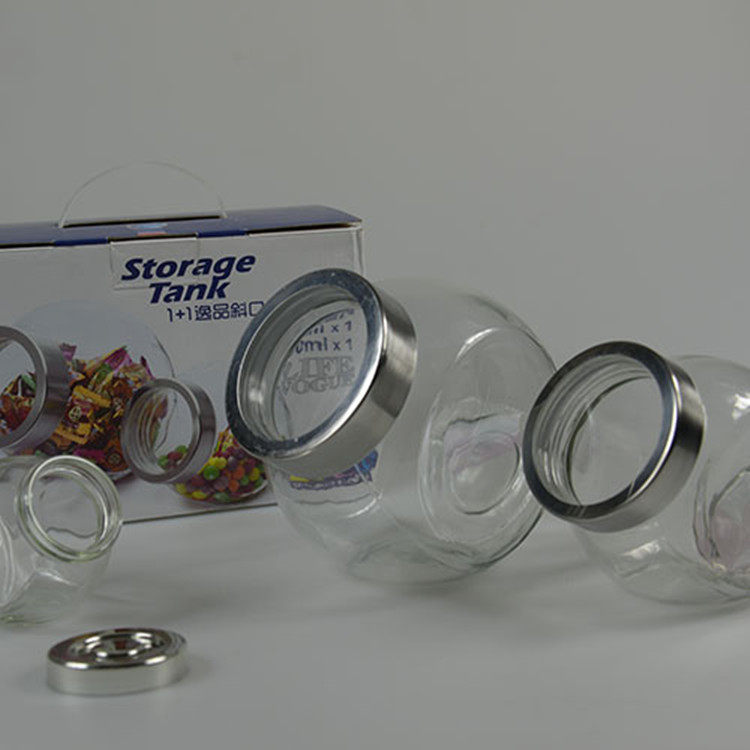 海客瑞斯玻璃储物罐调料干 干货食品茶叶腌制泡菜密封罐子家用可