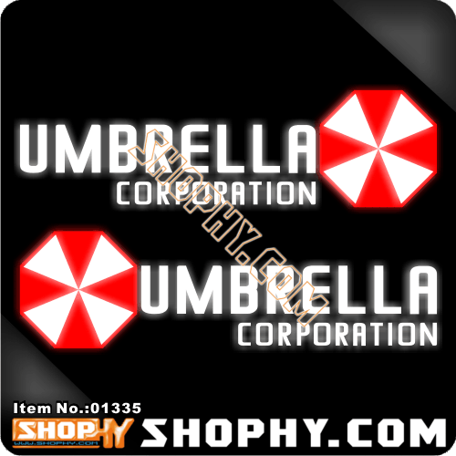 车贴反光贴01335生化危机3M