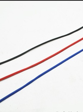 精工包网小3pin风扇延长线50CM套红色网可定制促销