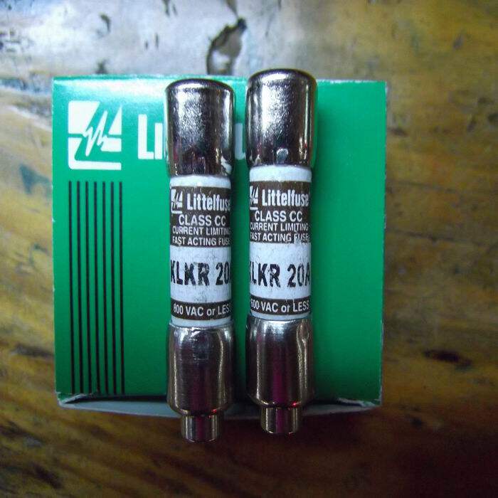 KLKR 20 快速熔断器保险丝 全新 美国Littelfuse10X38 20A