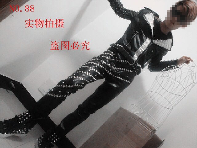 Pantalon cuir homme serré pour adolescent - Ref 1494600 Image 3