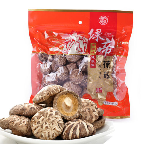 绿帝花菇250g送礼土特产香菇干货
