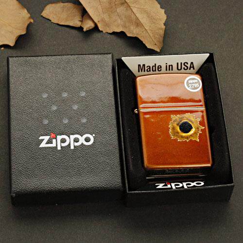 支持专柜验货 美国专柜正品 ZIPPO打火机 子弹孔/24717 假一赔十