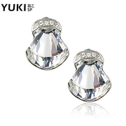 YUKI jewelry earrings Lady Austria Crystal glacier shell Europe fashion creative girlfriend gifts