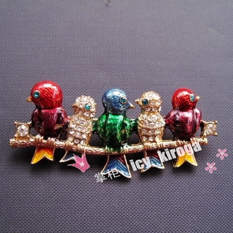 Broche en Alliage argent plaqué or - Ref 1177167 Image 1