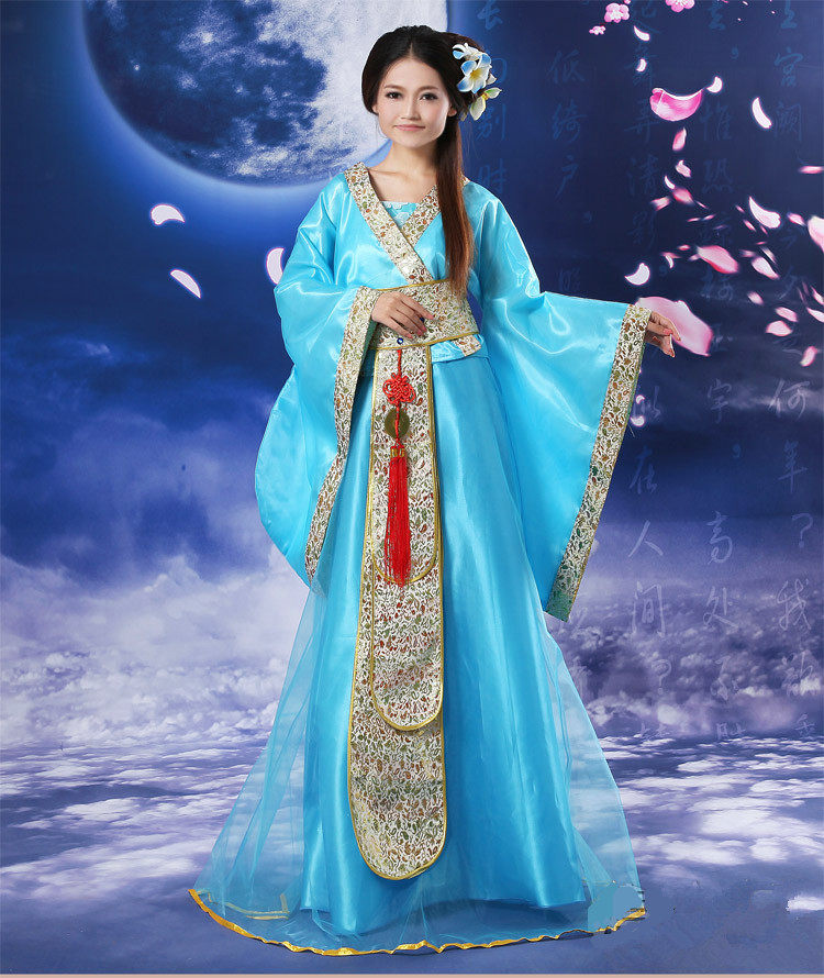 古装汉服唐装舞台演出服武则天皇后服装嫦娥仙女装宫廷装唐贵妃装