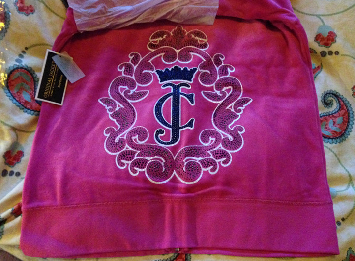 ÏÖ»õÃÀ¹úJuicy CoutureéÙ×ÌÌÒºìÉ«pinkÌì¶ìÈ޻ʹÚË®×ê´ólogo