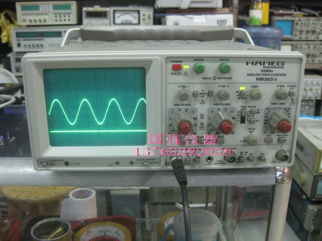 德国惠美示波器HM303-6模拟示波器二手35MHZ示波器可测100兆信号