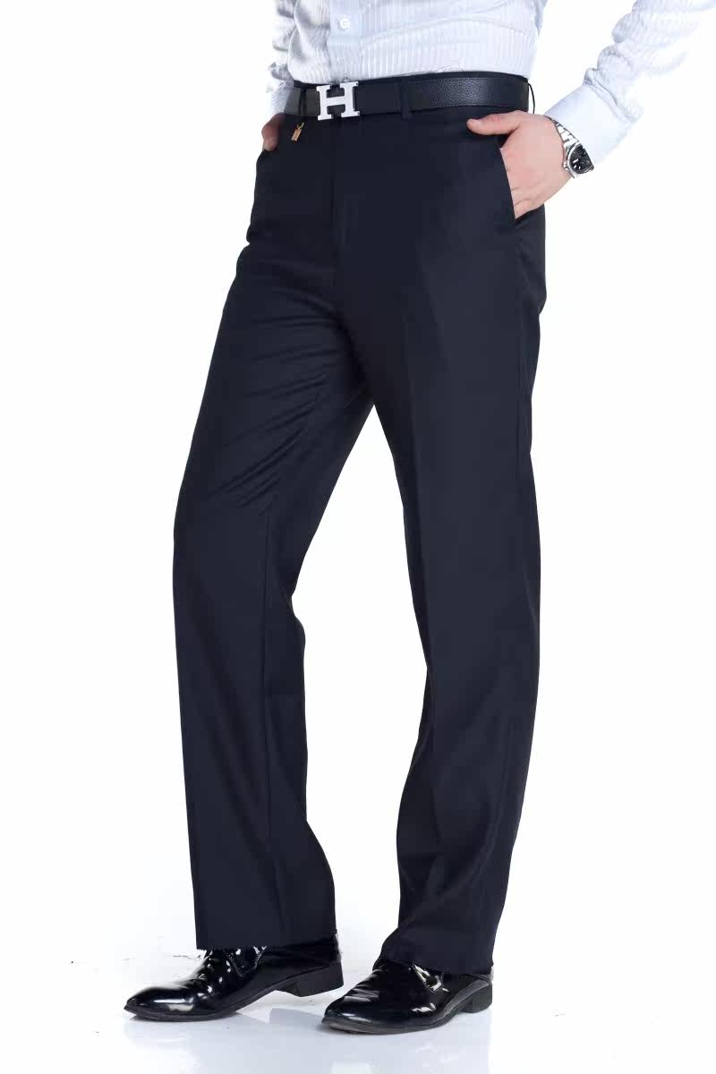Pantalon droit en polyester pour automne - Ref 1470655 Image 1