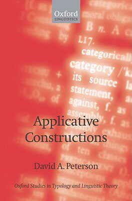 【预售】Applicative Constructions
