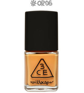 4皇冠！现货！3ce韩国stylenanda OR06指甲油 橘色系 全球购店