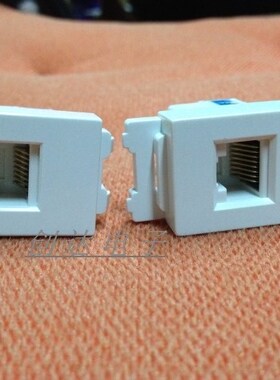 120型128型六类网络地插模块地插配件尺寸23X28MM23X36框两款