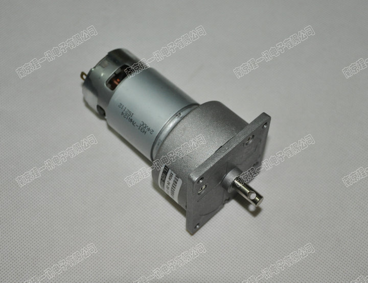 60mm直流齿轮减速电机 大力矩大功率马达单机25W  DC22V 22rpm