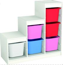 阶梯造型收纳柜 儿童玩具整理柜收拾柜幼儿园收纳柜