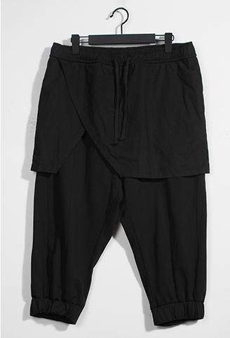 休闲男裙大码裤男下装春夏舞台秀宽松舒适夜店裙裤七分裤低裆垮裤,男装,休闲裤,淘宝优惠券,粉丝福利购,淘宝优惠卷