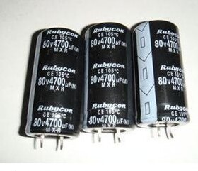 【明发电子】进口硬脚牛角式电解电容 80V4700UF 4700UF80V