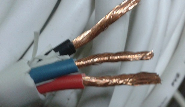 电线电缆 2.5平方 3芯软 护套线 RVV3X2.5信号线 电源线 纯铜