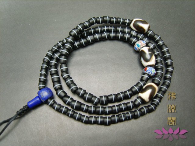 纯天然玛瑙黑玉髓一线药师珠