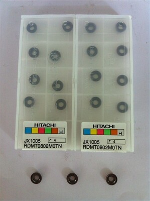 原装进口日立圆刀粒RDMT0802MOTN JX1005 R4刀粒 铣刀粒1204