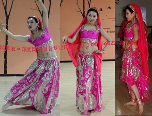 印度舞蹈服装 鸿舞衣5印度 新版 激情代言 舞蹈教练小谷子老师