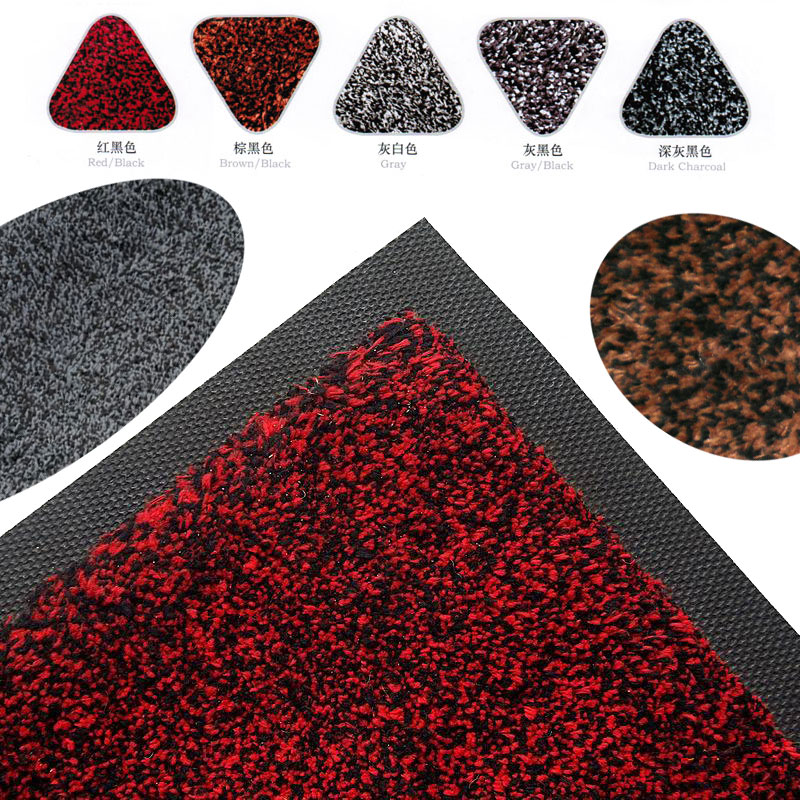 MILTA棉质地垫厨房洗手间下雨天吸水地垫