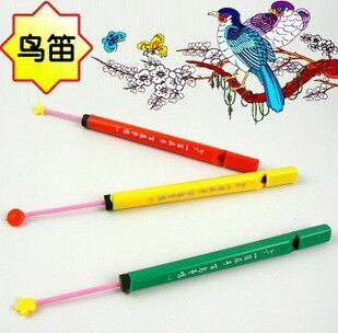 塑料迷你鸟笛水笛子百灵鸟哨小鸟笛子儿童宝宝早教益智力玩具