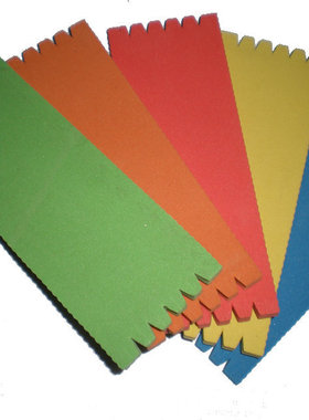 泡沫线板 钓鱼绕线板 手杆收线板鱼线板子渔具方8X20厘米0.8元/个