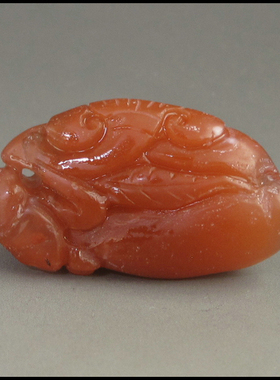 天然四川凉山南红玛瑙雕件把件吊坠32X18X11MM9.3g_CP0146