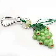 Smiling grape hung super cute Keychain jewelry charm pendant jewelry accessory ideas key ring