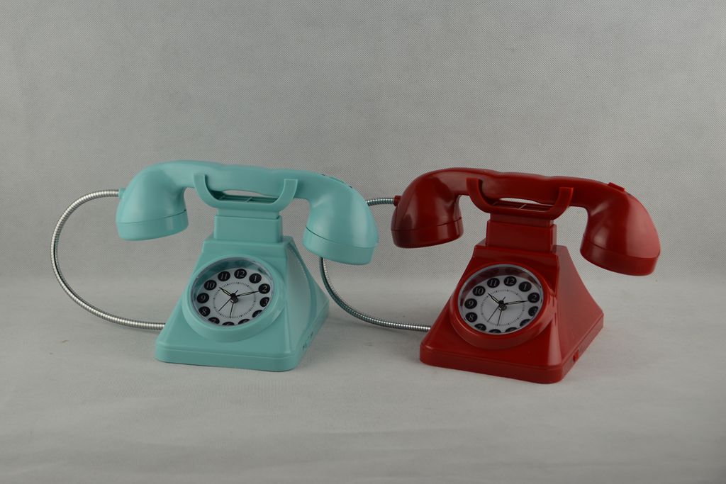 电话座钟led,钟盘带灯 带灯