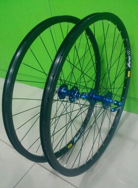 319超轻/碟刹车圈FASTACE 法斯特4培林花鼓山地车碟刹山地车轮组