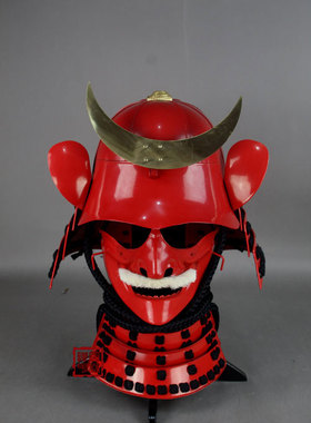 真人穿戴日本武士盔甲风林悍甲