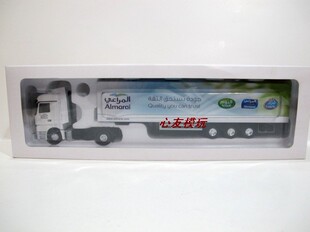 特价原厂 1:50奔驰 MERCEDES BENZ almarai 货柜卡车合金汽车模型