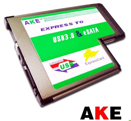 NECXG笔记本Express转USB3.0+esata扩展卡ExpressCard 54mm t型